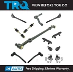 Trq 14 Piece Steering Suspension Kit Tie Rods Ball Joints Idler Arm Center Link. Fixed Price $159.95.