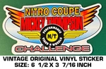 Mickey Thompson Nitro Coupe Challenge - Vintage Original Vinyl Decal Sticker. Fixed Price $9.40.