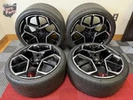 Oem 20" Maserati MC20 Birdcage Glossy Black Diamond Wheels Rims Tires Near Mint. Fixed Price $3099.95.