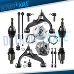 Front Cv Axles Wheel Hubs Control Arms Suspension Kit For 2013 - 2018 Ram 1500. Fixed Price $662.58.