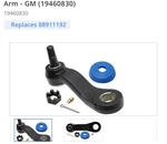 Steering Pitman Arm-power Acdelco 45C0007. Fixed Price $110.00.