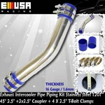 Intercooler Stainless Steel PIPE45 2.5" Coupler 4T-BOLT For Miata Accord Civic. Fixed Price $981.25.