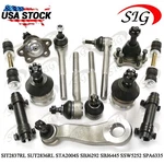 For 1988 - 1999 Gmc C1500 Front Ball Joint Tie Rod Pitman Arm Sway Bar 13PC Kit. Fixed Price $102.99.