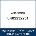 Kia Sportage Arm-pitman Oem New 0K02232251. Fixed Price $100.42.