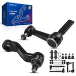 Kax Idler Pitman Arm & Inner Outer Tie Rod Ends Adjusting Sleeves Lower Ball. Fixed Price $209.99.