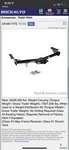 Draw Tite 75156 Class Trailer Receiver Hitch - Fits 2003 Toyota 4RUNNER. Fixed Price $250.00.