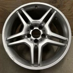 Mercedes 18" Wheel SL55 SL65 Amg 9.5 X Rear Rim Silver 2304012902 65400. Fixed Price $269.99.