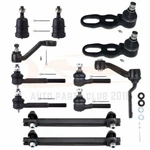 Front Ball Joints Tie Rods Pitman Idler Arm Kit For 1991-1994 Lincoln Town Car. Fixed Price $77.51.
