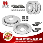 13.78" Front 13.46" Rear Disc Rotors + Brake Pads For Expedition Navigator 10-17. Fixed Price $252.49.