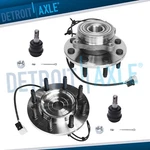 4WD Front Wheel Bearing Hub + Upper Ball Joint For 2000-2002 Dodge Ram 2500 3500. Fixed Price $187.67.
