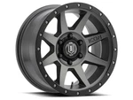 Icon Alloys Rebound Titanium - 17 X 8.5 / 6 5.5 25MM 5.75" Bs. Fixed Price $265.86.